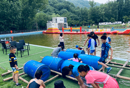 學習制作竹筏