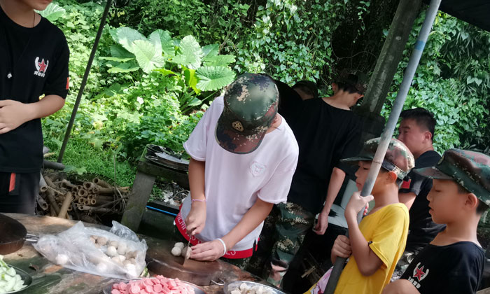 準(zhǔn)備葷菜的食材