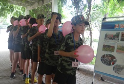 華中軍事夏令營(yíng)讓孩子在暑假不斷提升自己