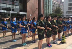 湖南軍隊(duì)集訓(xùn)營給孩子不一樣的軍事訓(xùn)練