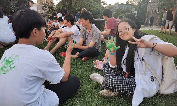 五彩比拼