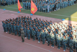 進(jìn)行軍事強(qiáng)化訓(xùn)練活動