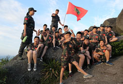 夕陽(yáng)下的合照2