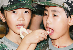 孩子參加軍事夏令營有改變嗎