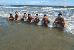與海浪抗爭