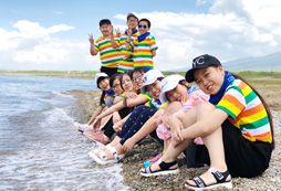 海邊合影