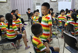 在北京奧德曼夏令營中學會分享