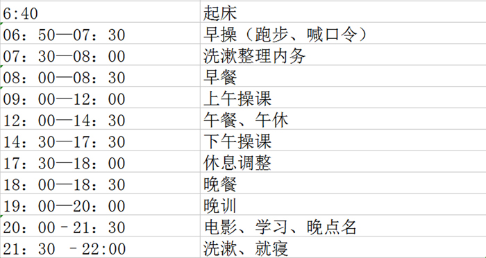 super軍事夏令營安全保障