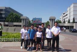 清華大學(xué)校園合影