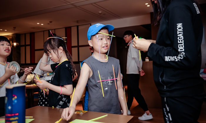 貼上熒光棒