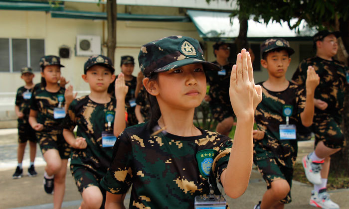 深圳好的軍旅夏令營