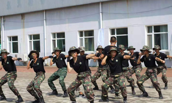 軍體拳扎馬步