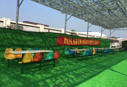 夏令營遮陰棚讓休息