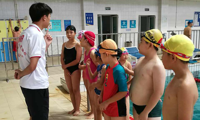 游泳訓練即將開始