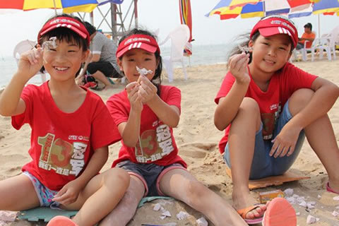 海濱拓展夏令營孩子的快樂成長的階梯