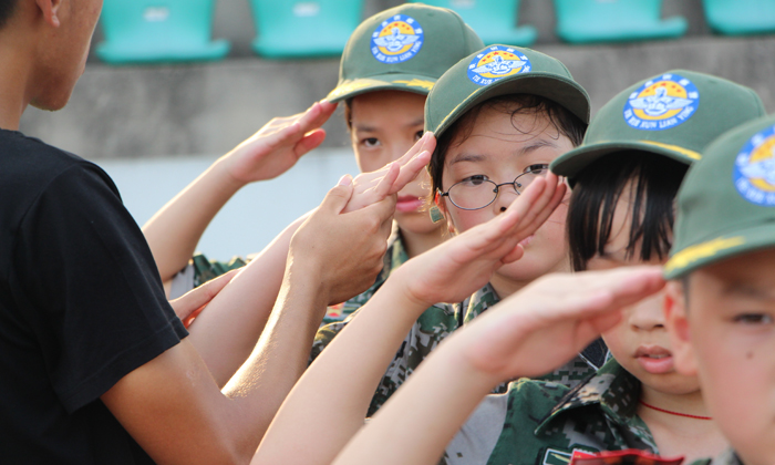富陽有學生軍式暑假夏令營