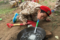 馬上開始做午飯了