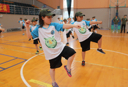 學(xué)員軍體拳表演